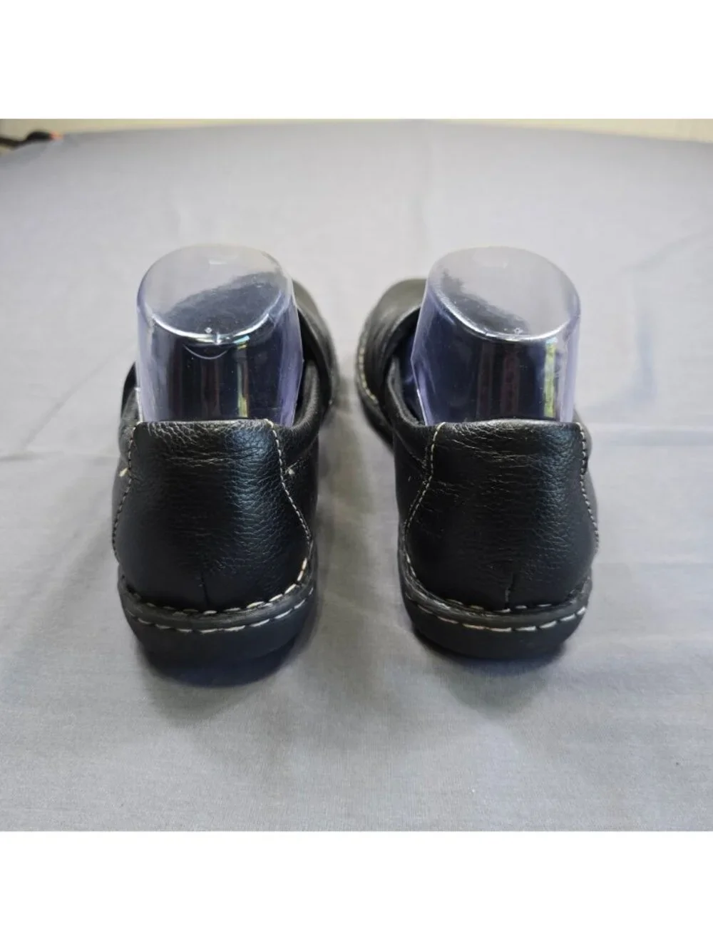BOC Born 9.5M Womens Casual Slip-On Shoes Black Leather Comfort Loafers - Picture 7 of 9